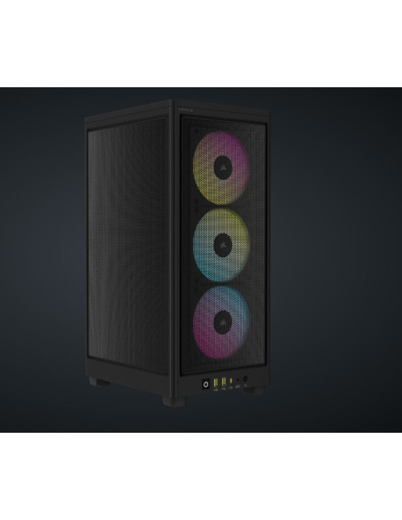 Carcase CORSAIR CR iCUE 2000D AIRFLOW RGB MINI-ITX BK
