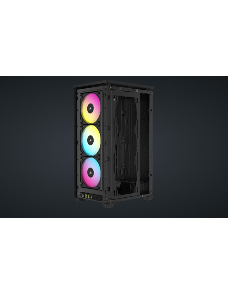 Carcase CORSAIR CR iCUE 2000D AIRFLOW RGB MINI-ITX BK