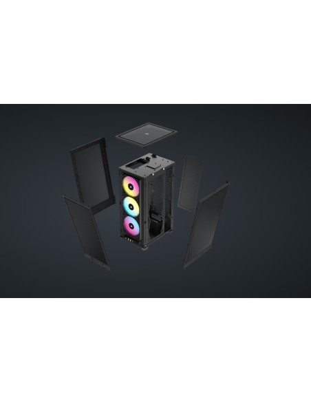 Carcase CORSAIR CR iCUE 2000D AIRFLOW RGB MINI-ITX BK