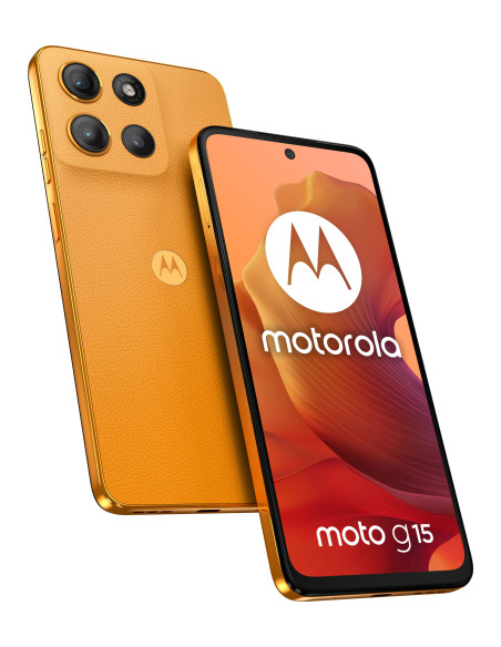 Moto g15, 128GB, 4GB RAM, Dual SIM, 4G, Tri-Camera, Sunrise Orange "PB6E0011PL"