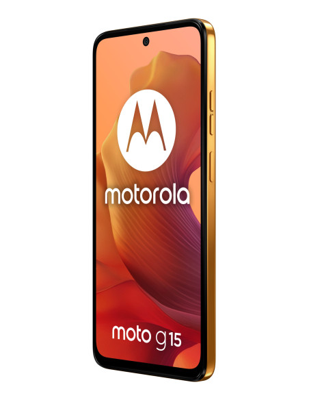 Moto g15, 128GB, 4GB RAM, Dual SIM, 4G, Tri-Camera, Sunrise Orange "PB6E0011PL"