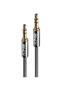 Cabluri video Lindy Cablu Audio 3.5mm, 2m, Cromo Line