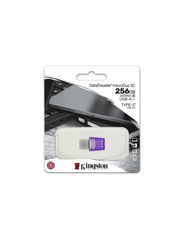Memorii USB KINGSTON USB 256GB DT mDUO USB 3.0...