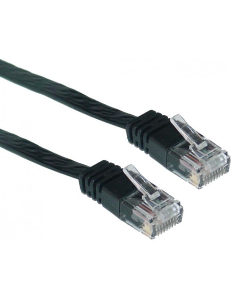 Cabluri alimentare SPACER PATCH CORD UTP SPACER CAT5E 3M NEGRU
