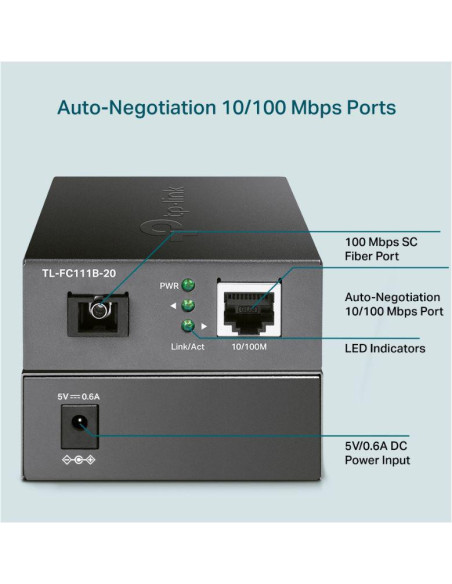 Accesorii switch-uri TP-LINK WDM MEDIA CONVERTER TL-FC111B-20