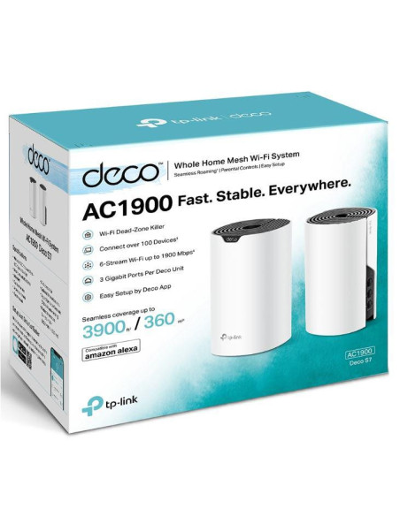 Routere Wireless TP-LINK KIT AC1900 MESH WIFI 2PK DECO S7