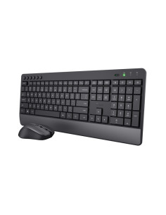Kit mouse tastatura TRUST Kit Trust Trezo wireless, negru