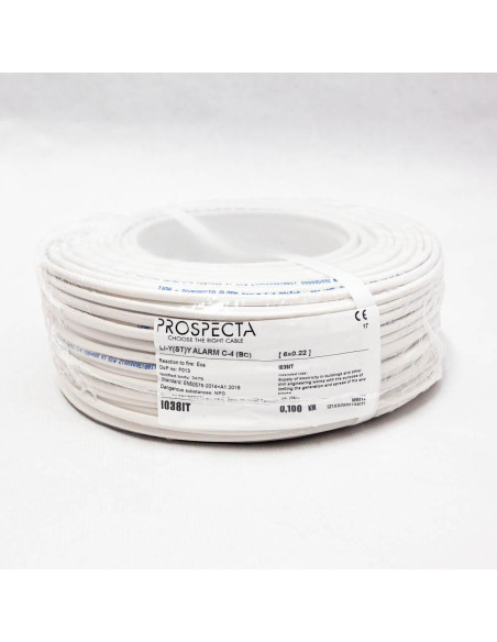 Accesorii PROSPECTA CABLU ALARMA 6X0.22 PREMIUM CUPRU 100%