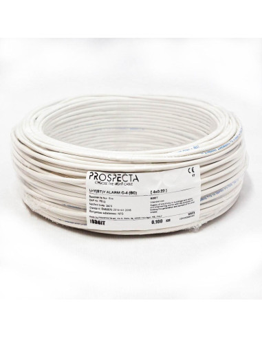 Accesorii PROSPECTA CABLU ALARMA 4X0.22 PREMIUM...