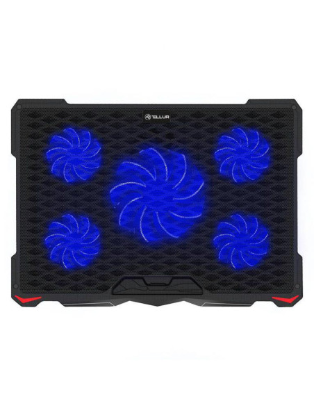 Stand & cooling pad TELLUR Cooler Tellur Basic, 17" LED, USB, negru