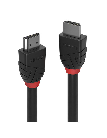 Cabluri video LINDY Cablu Lindy 0.5m HiSpd HDMI, Bllack Line