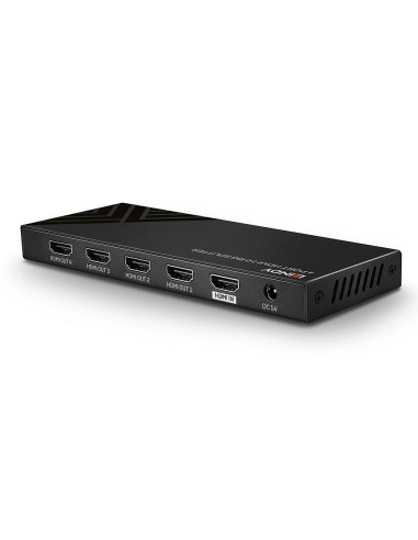 Splittere audio-video Lindy 4 Port HDMI 2.0 18G...