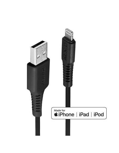 Cabluri periferice LINDY Cablu Lindy 1m USB A 2.0 to Lightning
