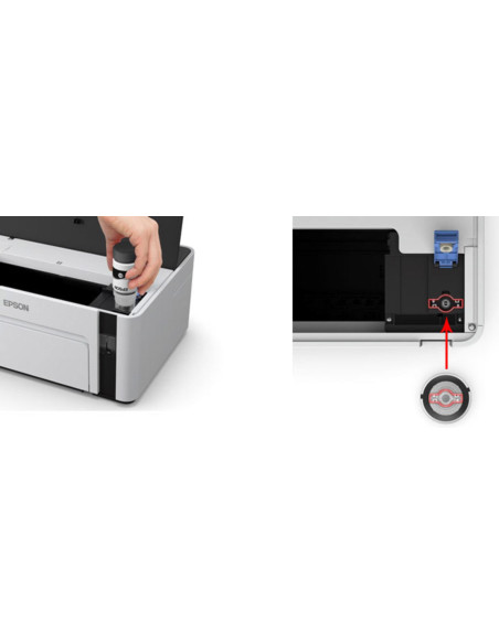 Imprimante InkJet EPSON M1100 CISS MONO INKJET PRINTER