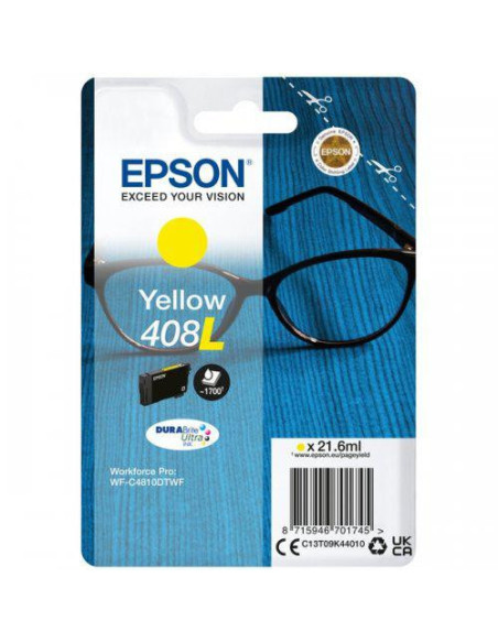 Cartuse cerneala EPSON 408L YELLOW INKJET CARTRIDGE