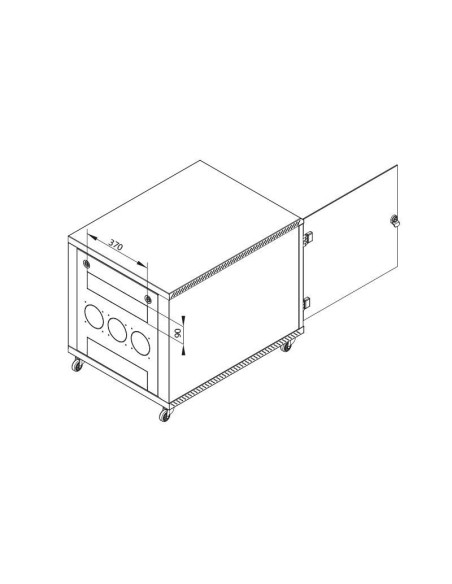Cabinete metalice / Rack -uri TRITON RACK PODEA 19" 12U 600X1000 GRI