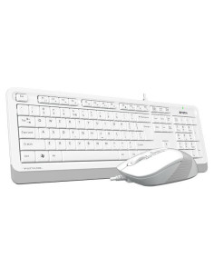 Kit mouse tastatura A4TECH Kit A4Tech F1010 cu fir, alb 2