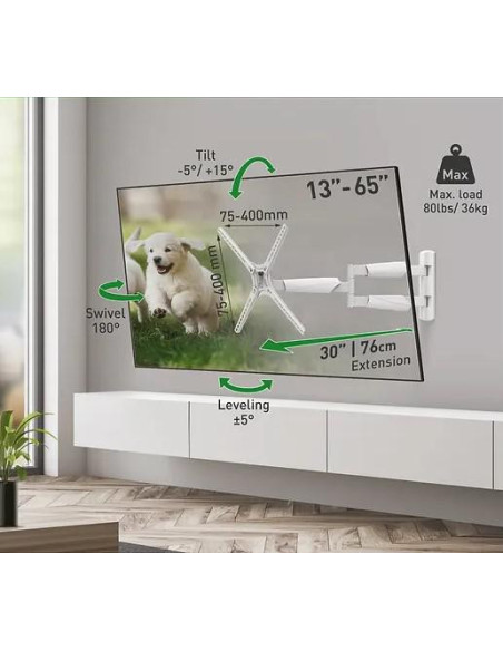 Suport TV / Monitor BARKAN Suport TV perete Barkan FM 13-65 36kg wh