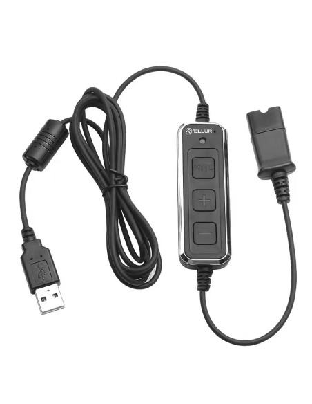 Casti audio TELLUR Casti Tellur Voice 510N USB, negru