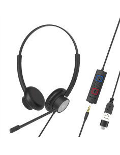 Casti audio TELLUR Casti Tellur Voice 420 USB, negru