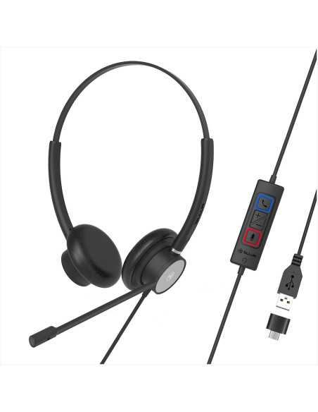 Casti audio TELLUR Casti Tellur Voice 320 USB, negru