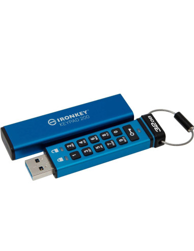Memorii USB Kingston IronKey Keypad 200 USB 3.2...