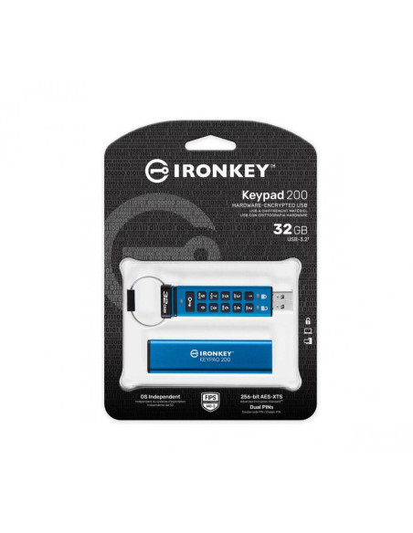 Memorii USB Kingston IronKey Keypad 200 USB 3.2 32GB