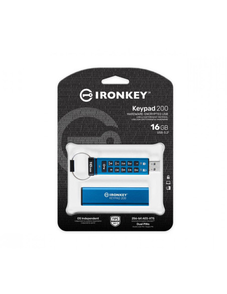 Memorii USB Kingston IronKey Keypad 200 USB 3.2 16GB