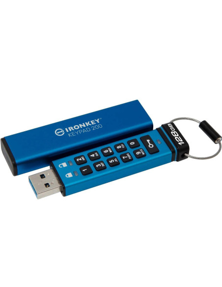 Memorii USB Kingston IronKey Keypad 200 USB 3.2 128G