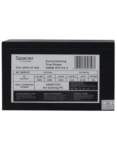 Surse PC SPACER Sursa Spacer ATX TP500 500W