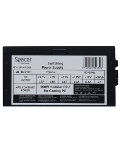 Surse PC SPACER Sursa Spacer ATX Modulara 500W 2