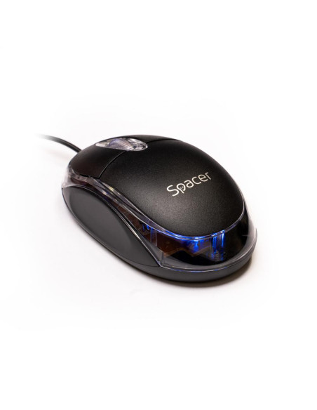 Mouse SPACER MOUSE Spacer cu fir USB optic SPMO-080