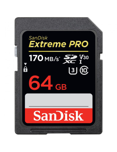Carduri memorie SANDISK SD Card 64GB CL10...