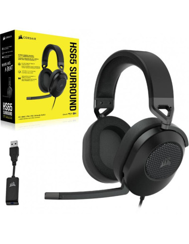 Casti audio Corsair HS65 Surround Headset,...