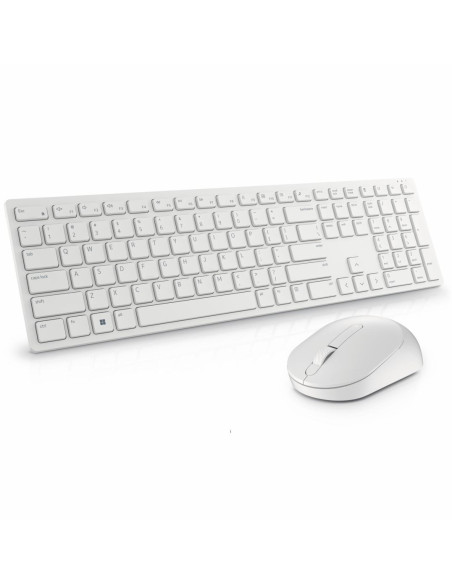 Kit mouse tastatura DELL DL TASTATURA + MOUSE KM5221W WHITE