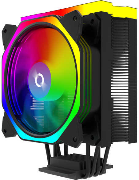 Cooler Procesor AQIRYS CPU Cooler URANUS Black ARGB PWM