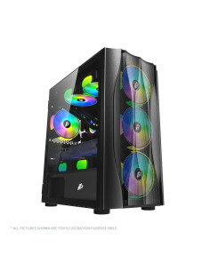Carcase 1st PLAYER Carcasa 1STPLAYER Gaming X3-M-4F1-BK