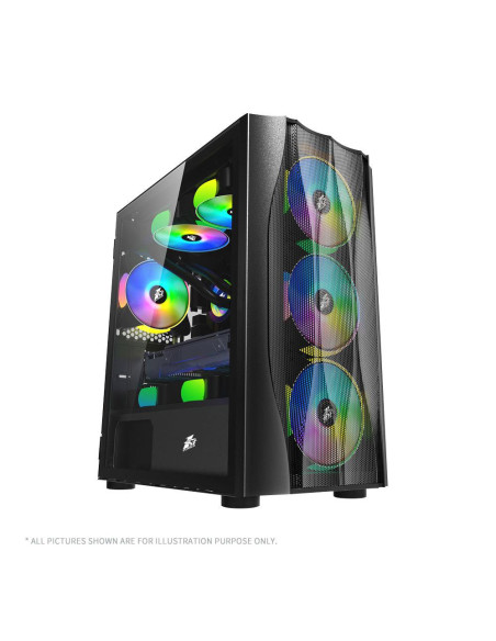 Carcase 1st PLAYER Carcasa 1STPLAYER Gaming X3-M-4F1-BK