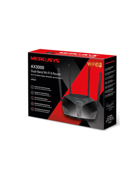 Routere Wireless MERCUSYS MR80X AX3000 GB WIFI ROUTER