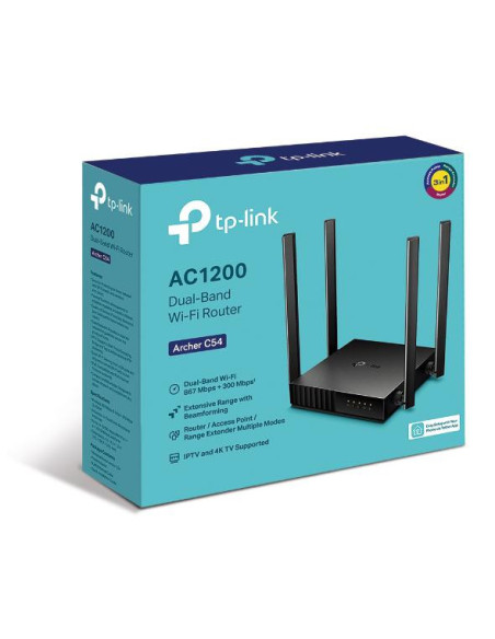 Routere Wireless TP-LINK TPL ROUTER AC1200 DUAL-BAND ARCHER C54