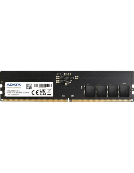 Memorii RAM Desktop ADATA DDR5 16GB 4800Mhz AD5U480016G-S