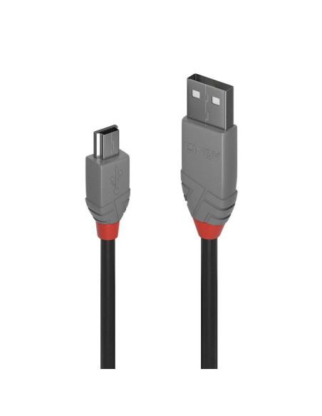 Cabluri periferice LINDY Cablu Lindy 5m USB 2.0 Type A to Mini-B