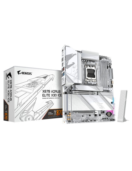 Blaci de baza GIGABYTE MB GIGABYTE X870 AORUS ELITE X ICE