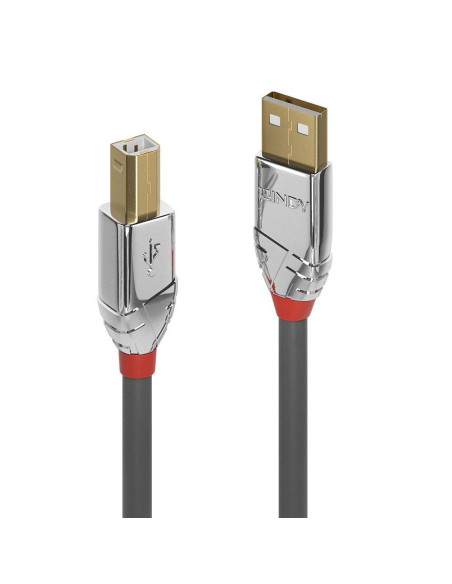 Cabluri periferice LINDY Cablu Lindy 5m USB 2.0 Type A to B Cromo