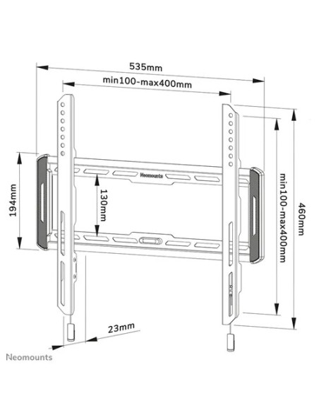 Suport TV / Monitor NEOMOUNTS Suport perete NM 32"-65" 60kg ng