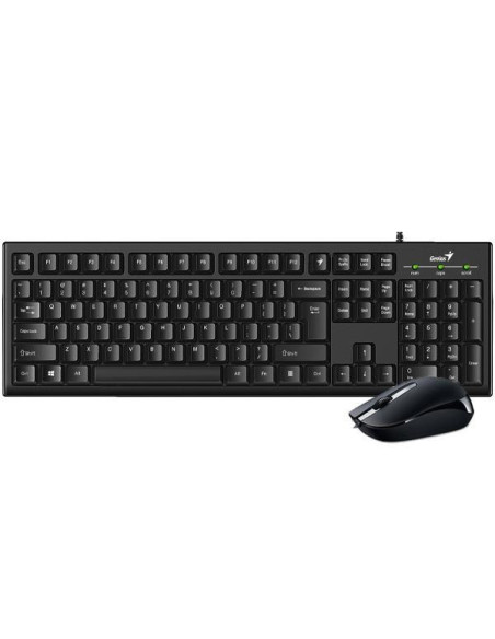 Kit mouse tastatura GENIUS Kit Genius KM-160 cu fir, negru
