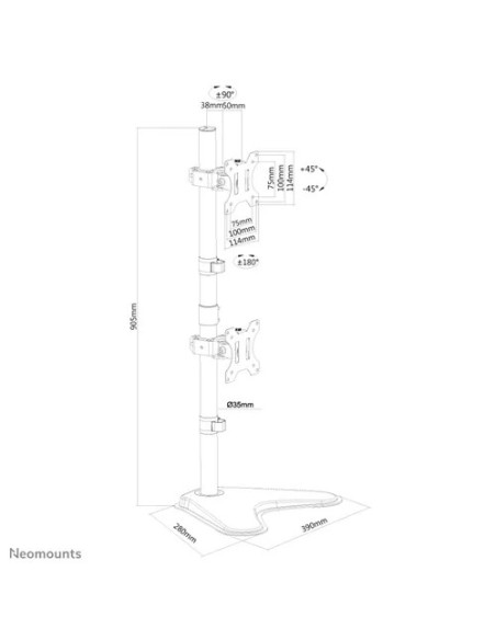 Suport TV / Monitor NEOMOUNTS Suport monitor birou NM 10"-32" 6kg ng