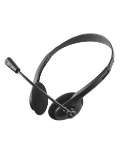 Casti audio TRUST Casti Trust Primo Chat cu fir, negru