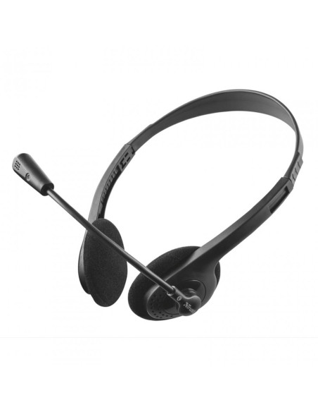 Casti audio TRUST Casti Trust Primo Chat cu fir, negru