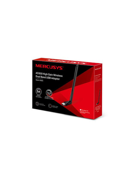 Access point & Range Ext. MERCUSYS AC650 DUAL BAND USB ASDAPTER